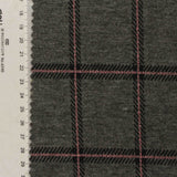 Charcoal Plaid Jacquard, Polyester