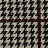 Black Houndstooth Knit — texture