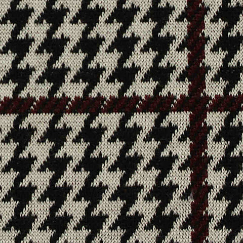 Black Houndstooth Knit