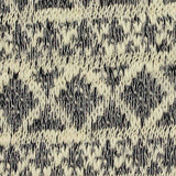 Cream Geometric-Diamond Chunky Knit, Poly-Cotton — texture
