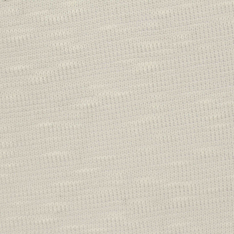 Slub Polyester Stretch Jersey Knit Fabric, 135 gsm, 145 cm — White