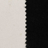 Brushed Polyester Stretch Knit Fabric, 190 gsm, 155 cm — Black — texture