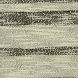 Black Horizontal-Stripe Jacquard, Cotton-Poly