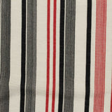 Black Vertical-Stripe Knit, Polyester