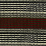Red Horizontal-Stripe Rib Knit, Poly-Viscose