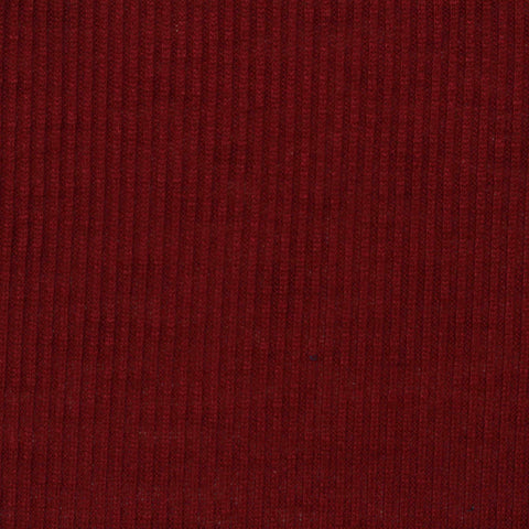 Polyester Viscose Rib Knit Fabric, 210 gsm, 160 cm — Red