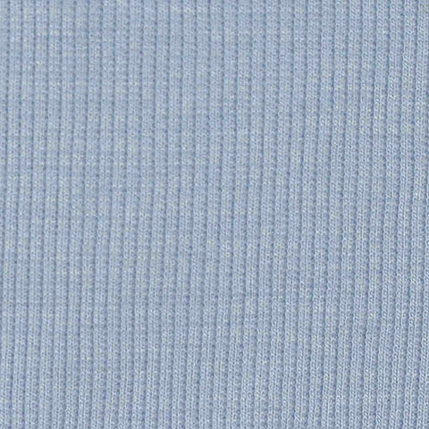Viscose Stretch Rib Knit Fabric, 270 gsm, 120 cm — Blue, ref EF-210405