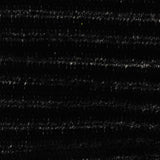 Striped 100% Polyester Chenille Fabric, 200 gsm, 160 cm — Black