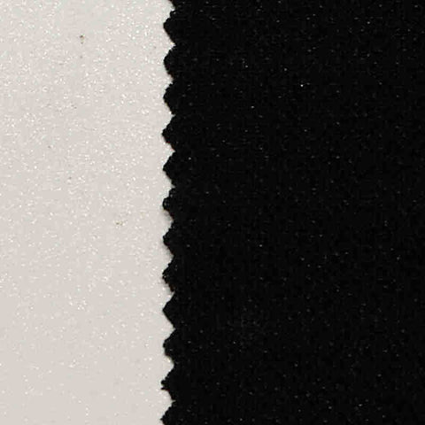 Viscose Polyester Metallic Stretch Jersey Knit Fabric, 200 gsm, 155 cm — Black