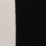 Polyester Stretch Piqué Knit Fabric, 170 gsm, 160 cm — Black