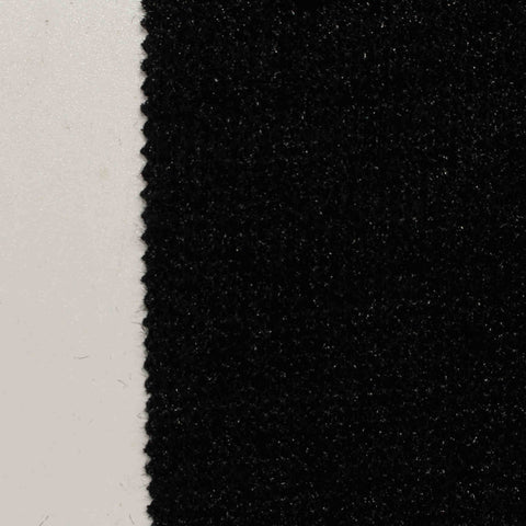 Black Marl Rib Knit, Polyester, 340 gsm