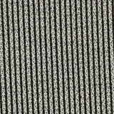 Black Vertical-Stripe Jersey Knit, Polyester — texture