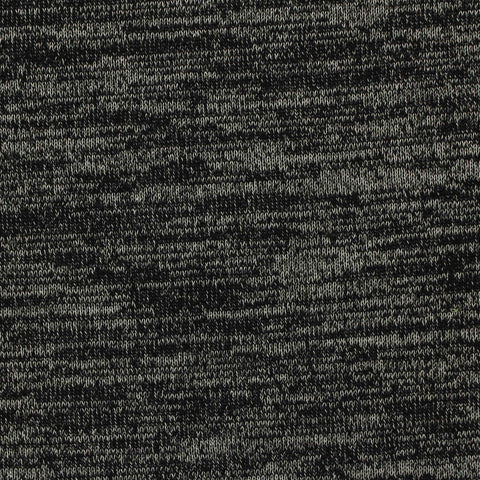 Black Marl Jersey Knit, Poly-Viscose, 210 gsm