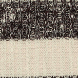 Cream Horizontal-Stripe Rib Knit, Viscose-Poly — texture
