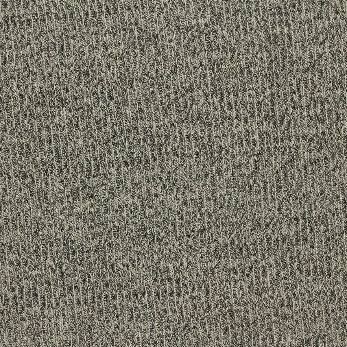 Dark Grey Marl Rib Knit, Viscose-Poly, 185 gsm