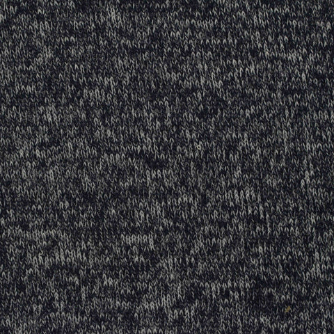 Dark Grey Marl Chunky Knit, Viscose, 180 gsm