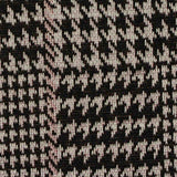 Black Houndstooth Knit, Poly-Viscose — texture