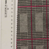 Black Plaid Jacquard, Polyester