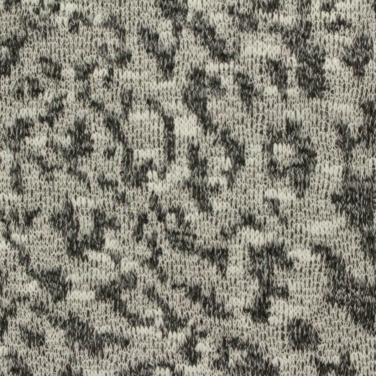 Black Abstract Chenille, Polyester