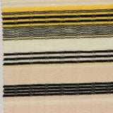 Yellow Horizontal-Stripe Rib Knit, Poly-Viscose