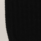 Rib Knit Fabric, 234 gsm, 148 cm — Black