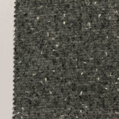 Dark Grey Marl Scuba Knit, Polyester, 450 gsm