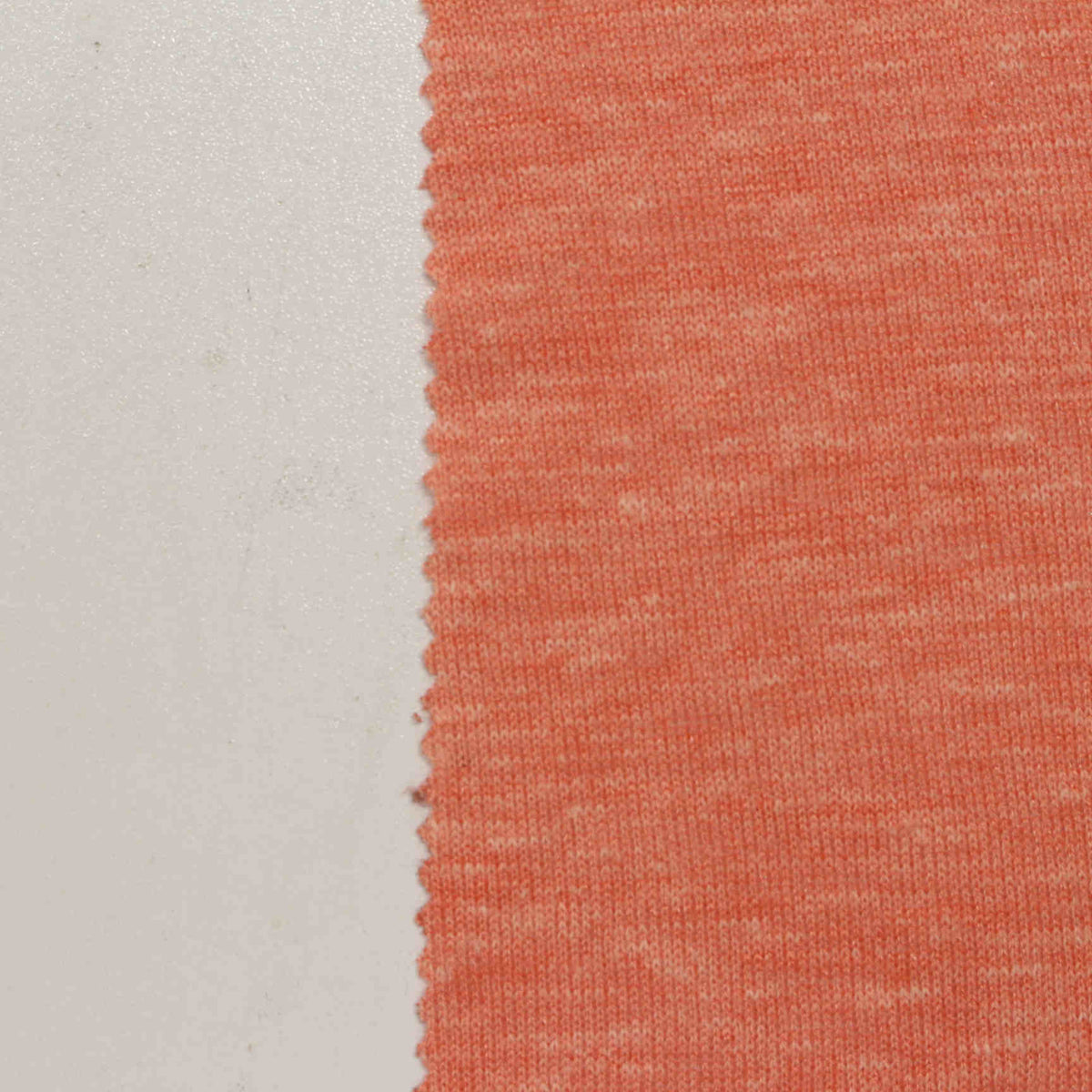 Orange Marl Chunky Knit, Poly-Cotton, 150 gsm