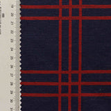 Red Plaid Jacquard, Polyester