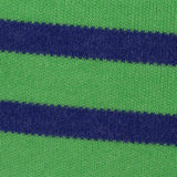 Green Horizontal-Stripe Interlock Knit, Poly-Viscose