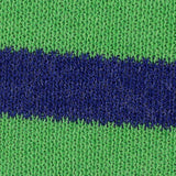 Green Horizontal-Stripe Interlock Knit, Poly-Viscose — texture