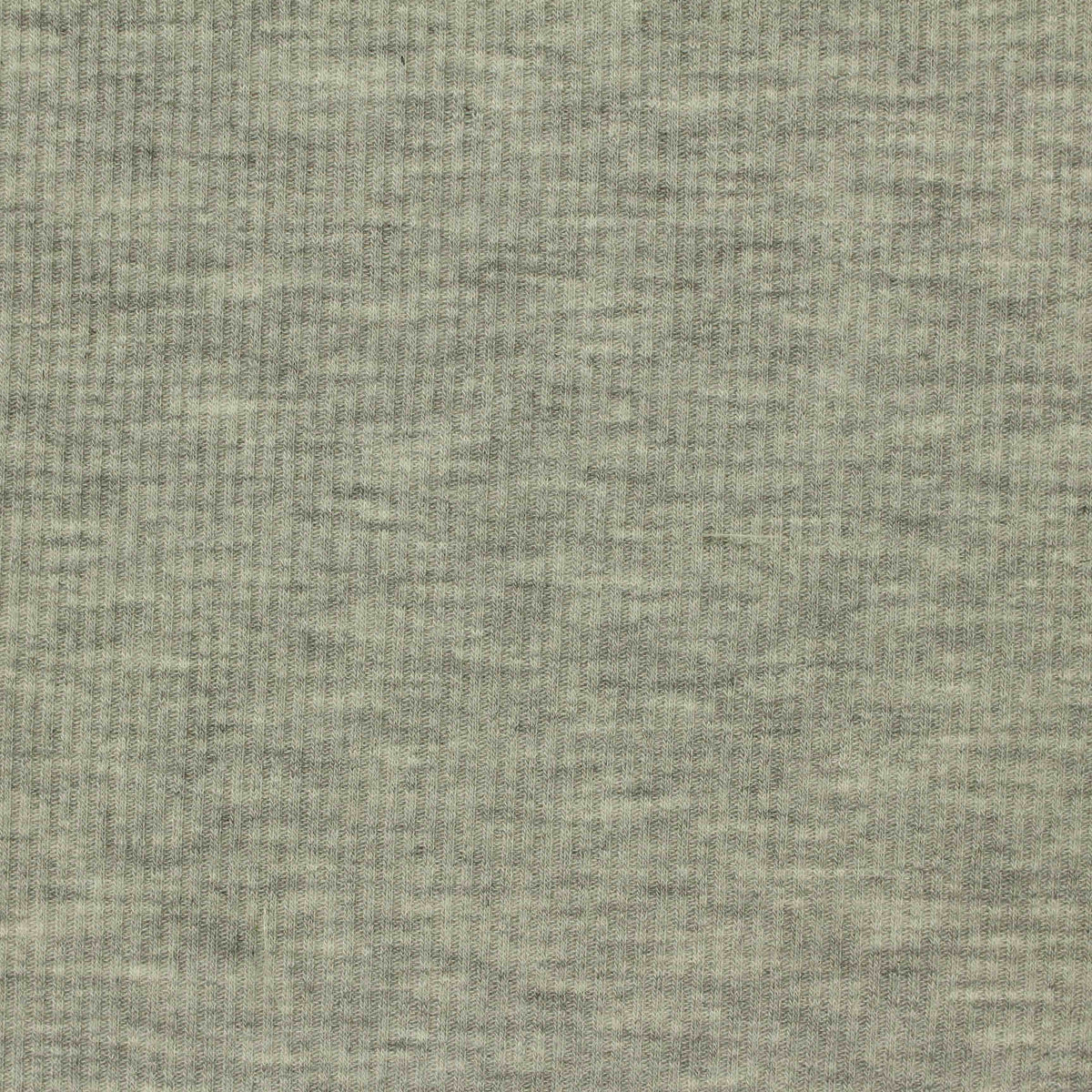 Grey Heather Rib Knit, Poly-Viscose, 150 gsm