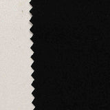 Nylon Viscose Stretch Ponte Knit Fabric, 180 gsm, 155 cm — Black — texture