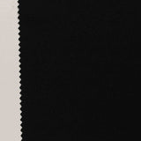 Nylon Viscose Stretch Ponte Knit Fabric, 180 gsm, 155 cm — Black