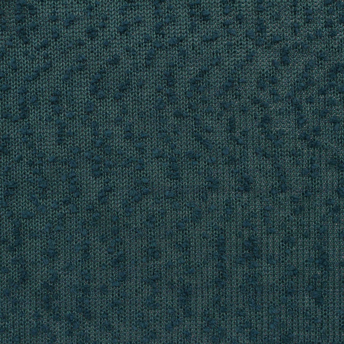 Teal Dots Chunky Knit, Polyester