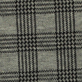 Black Plaid Jacquard, Polyester — texture