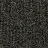 Dark Grey Marl Rib Knit, Polyester