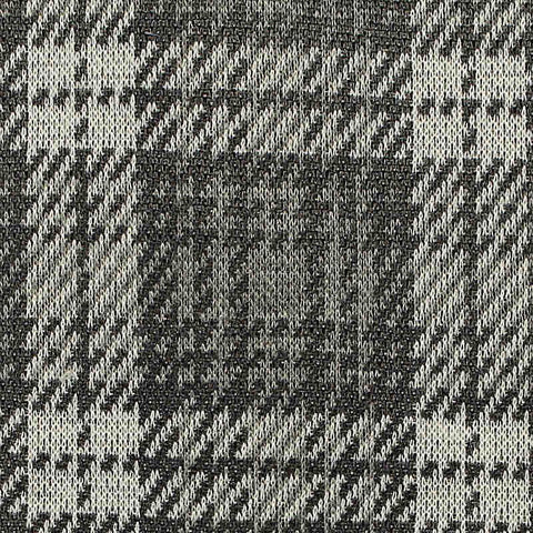 Grey Plaid Jacquard, Polyester, 260 gsm