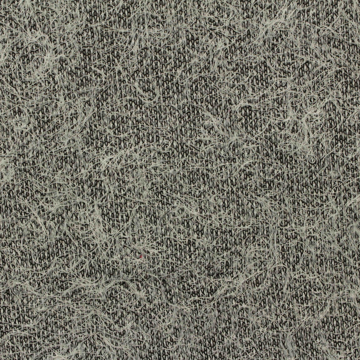 Light Grey Abstract French Terry, Nylon-Poly