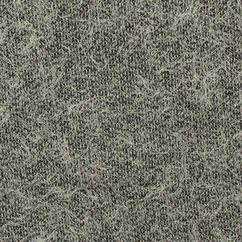 Light Grey Abstract French Terry, Nylon-Poly