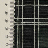 Dark Green Plaid Jacquard, Poly-Viscose — texture