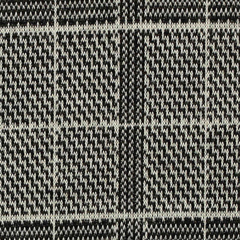 Black Plaid Jacquard, Acrylic-Nylon