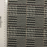 Black Houndstooth Knit, Poly-Viscose