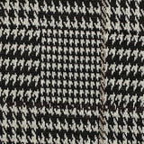 Black Houndstooth Knit, Poly-Viscose — texture