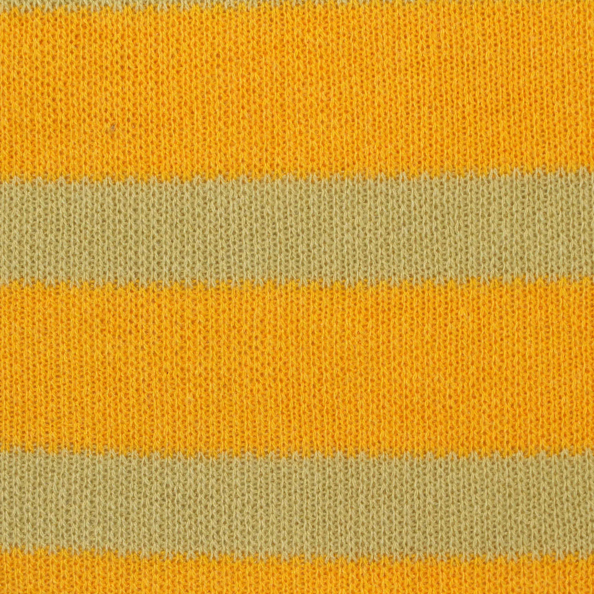 Orange Horizontal-Stripe Interlock Knit, Poly-Viscose