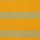 Orange Horizontal-Stripe Interlock Knit, Poly-Viscose