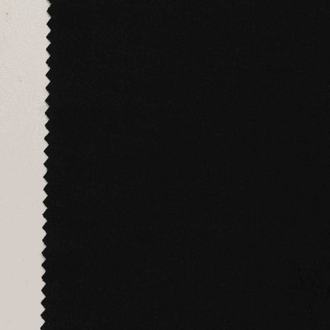 Polyester Stretch Knit Fabric, 210 gsm, 155 cm — Black
