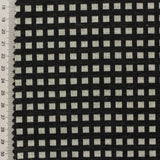 Black Check Knit, Polyester