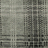 Grey Plaid Jacquard, Poly-Viscose — texture