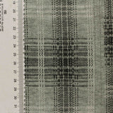 Grey Plaid Jacquard, Poly-Viscose