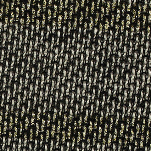Gold Horizontal-Stripe Chunky Knit, Polyester, 230 gsm